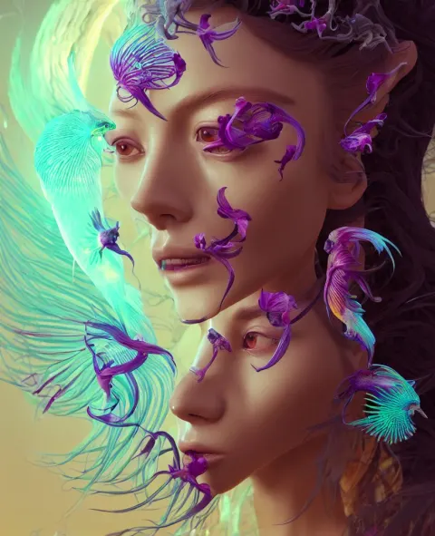 Goddess Close-up Portrait