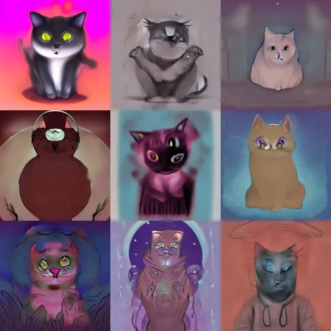 Ominous Cat Purring in the Night
