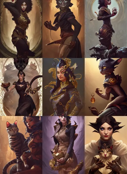 Characters from Cats 2 0 1 9 Combined with Characters from Dishonored