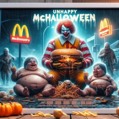 Unhappy McHalloween Horror Movie Poster