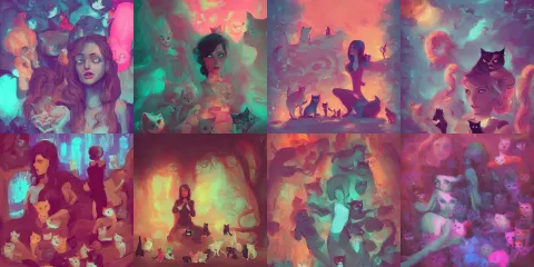 Woman Surrounded Cg Society