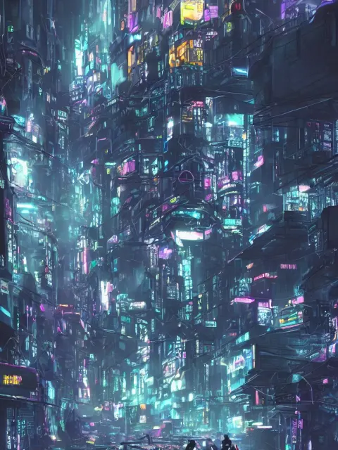 Futuristic Cyberpunk Street