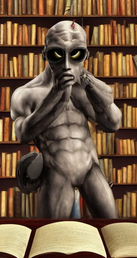 Inquisitive Cyclops in a Library