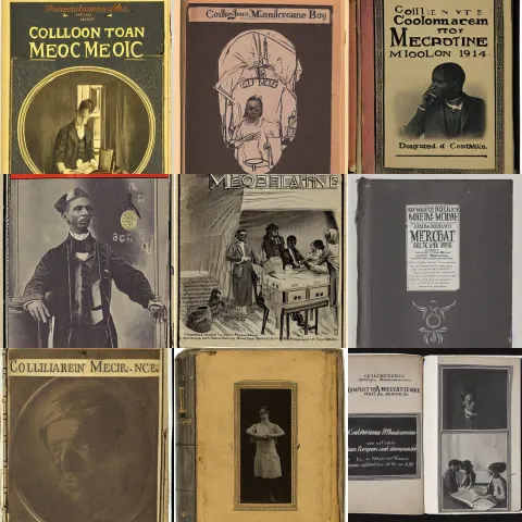 Cover of a Damaged Book About Colonial Medecine
