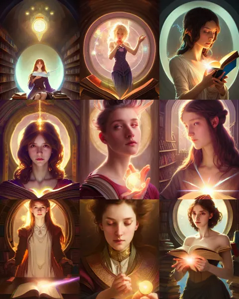 Fantasy Portrait of a University Female