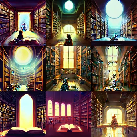 Inside an Infinite Library