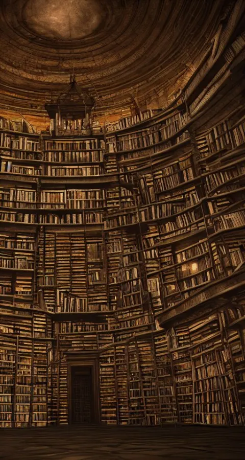 Ancient Libraries Containing the Knowledge of All Time