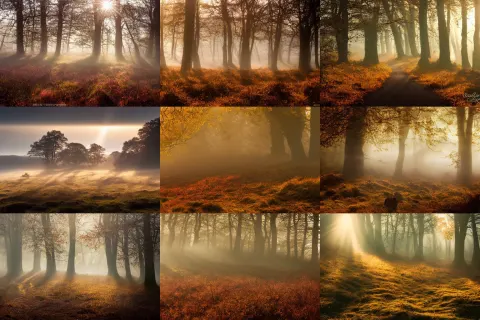 Beautiful Landscape Photography of Ashdown Forest