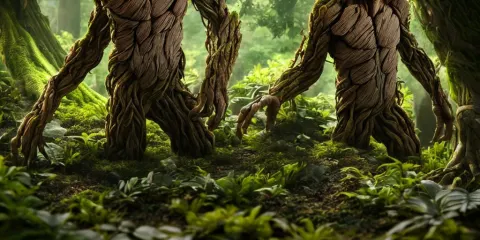 I Am Groot in a Woodland Terrarium