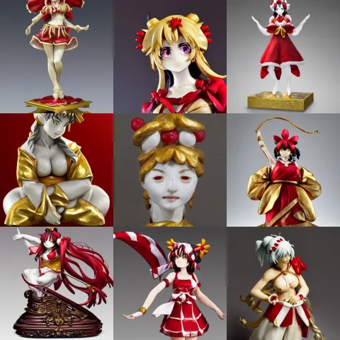 Sculpture of Reimu Hakurei
