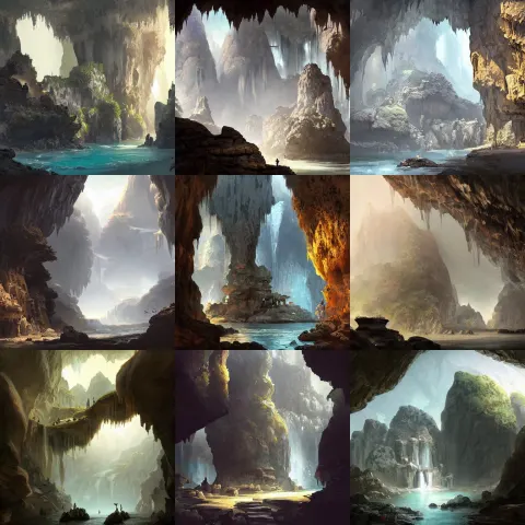Small Palace Inside Giant Cave
