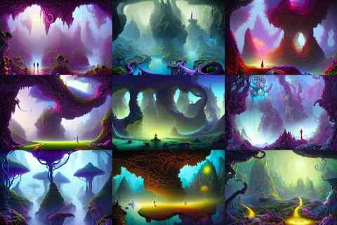 Epic Elegant Masterpiece Mysterious Sci