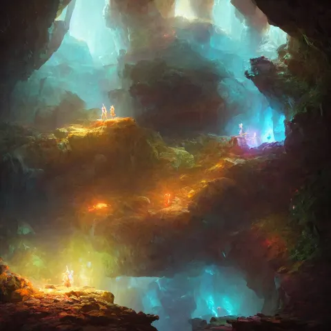 Single Crystal in a Cave