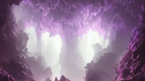 Dark Cave Illuminated