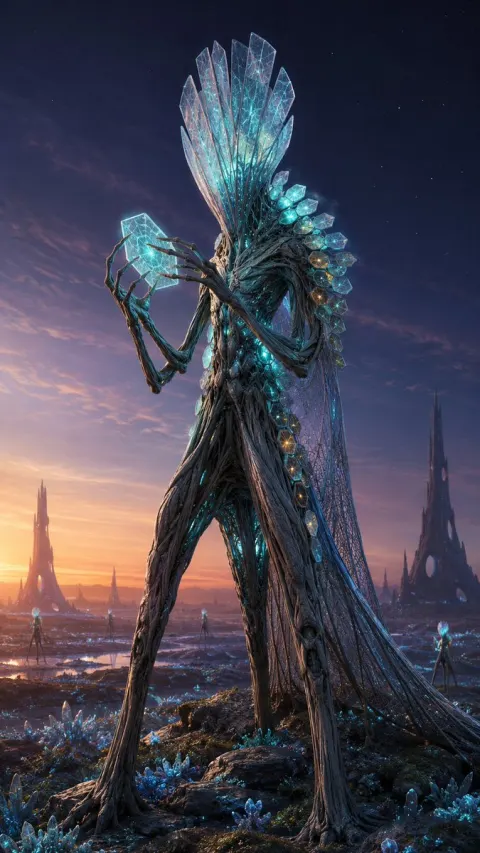 Luminant Archivist Character Poster
