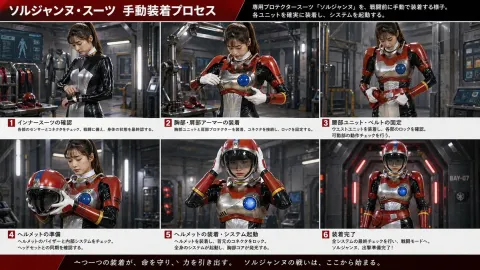 Burger hero image plus 9-cell ad storyboard
