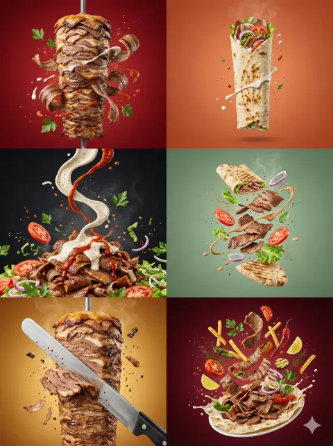 Döner Commercial Food Photography Set