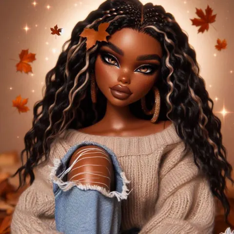 Autumn Bratz Doll: Cozy Beige & Ripped Jeans