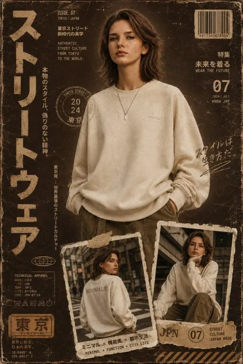 Streetwear Magazine Cover Portrait