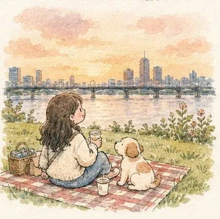 Watercolor City Slice-of-Life