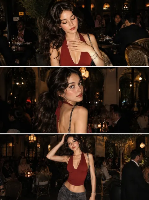 Nightlife Restaurant Flash Collage