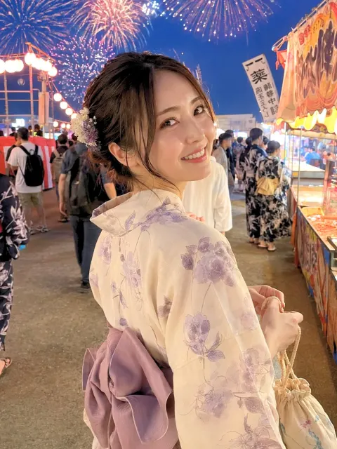 Japanese Fireworks Festival Beauty