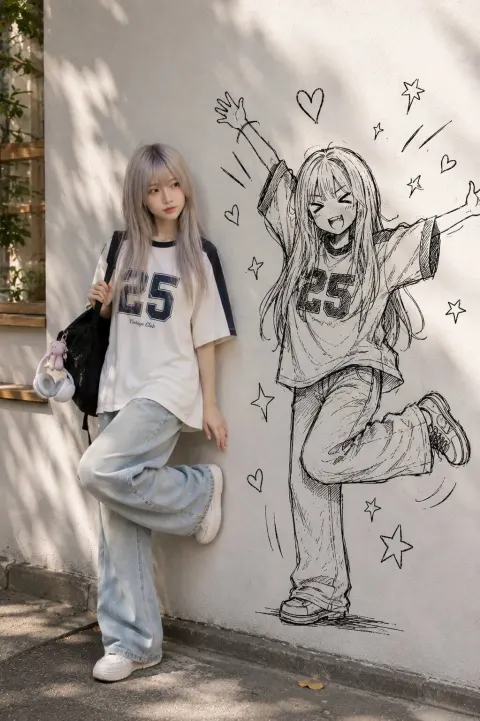 Cute Virtual Doodle Replica — Simplified Version
