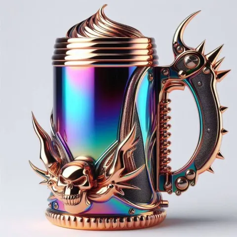 Ultra Realistic Iridescent Rocker Coffee Mug