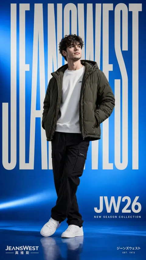 Streetwear Fashion Campaign Asian Apparel Poster
