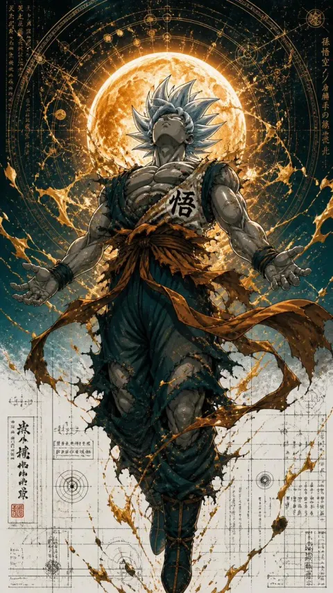 Anime Warrior Shonen Power-Up