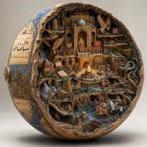 Spherical Artifact World Cross-Section