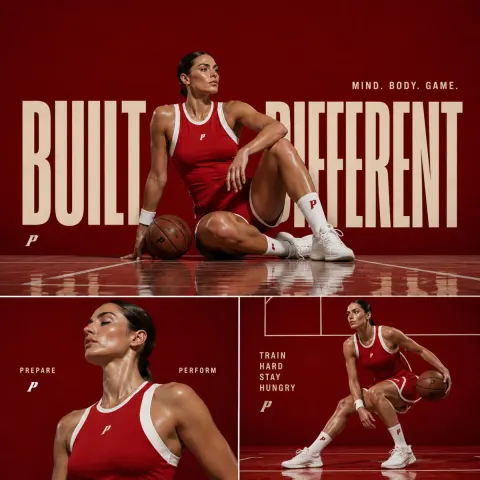Sports Athlete Editorial Collage Poster