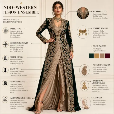 High Fashion Editorial Infographic Poster