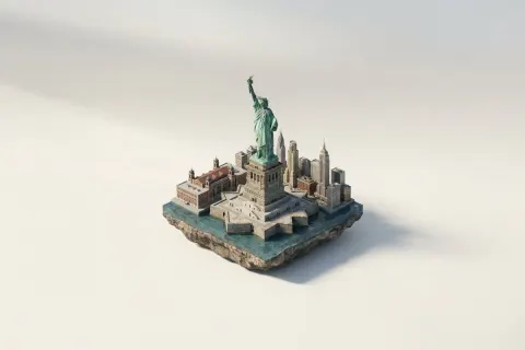Landmark Miniature Diorama