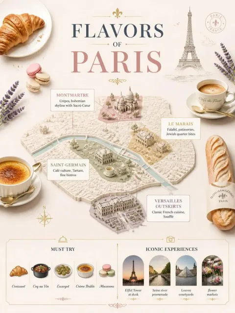 Flavors of Moscow Food Infographic