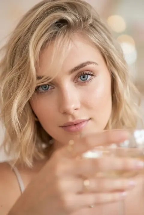 Soft Focus Macro Beauty Portrait