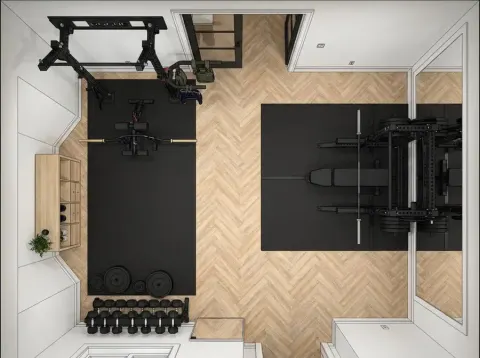 Basement Gym Floor Plan
