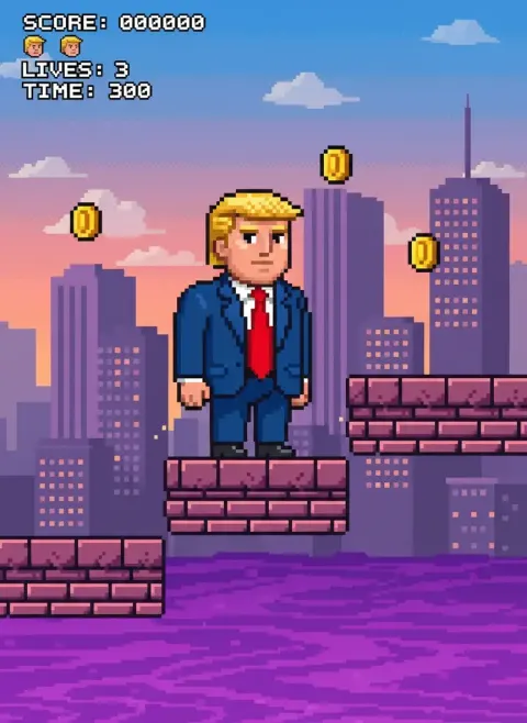 16-Bit Platform Video Game
