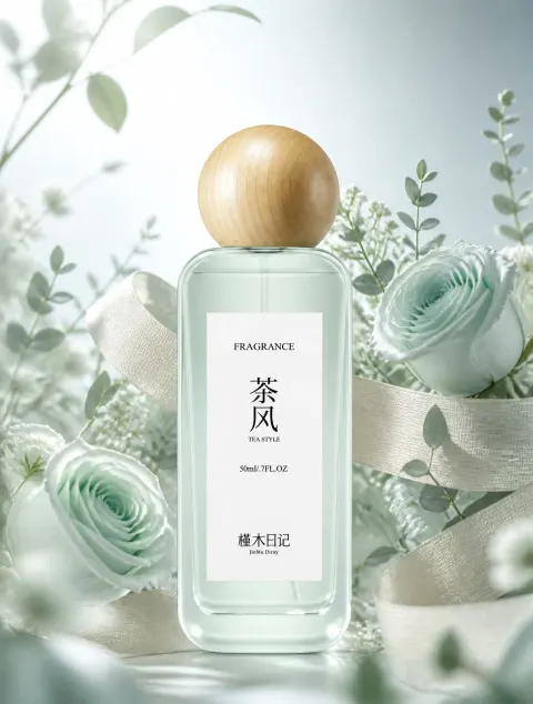 Mint Rose Perfume Ecommerce Image