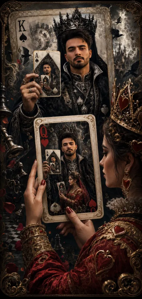 King of Spades Recursive Playing Card