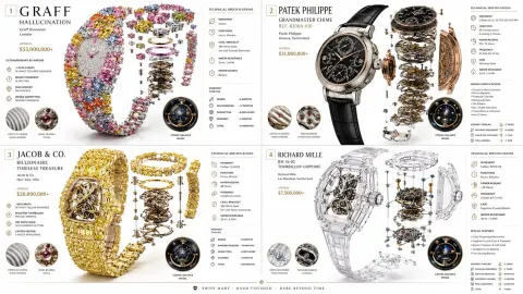 Luxury Mechanical Watch Technical Catalog