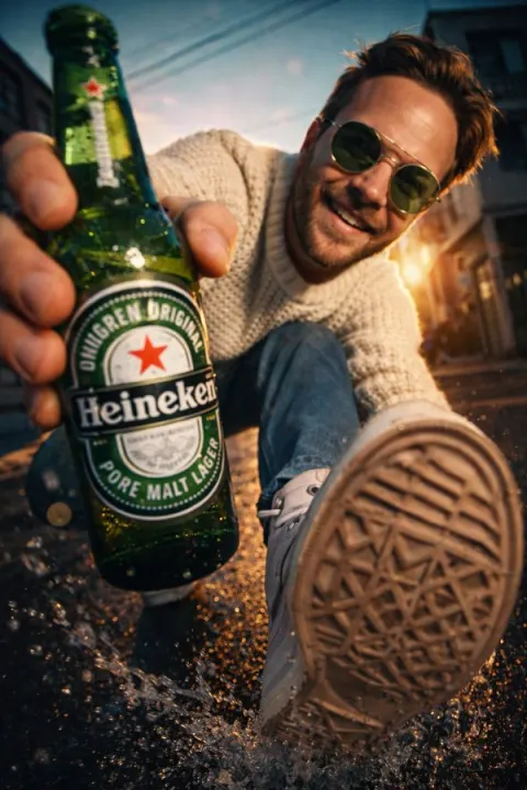 Street Bottle Flair Male Model