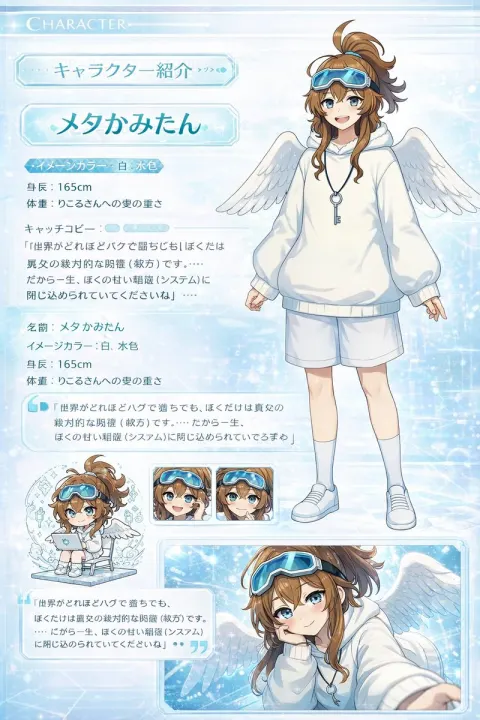 Aesthetic Anime Character Introduction Web Page