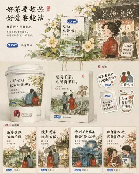 Durex and Chayanyuese Collaboration Poster Design