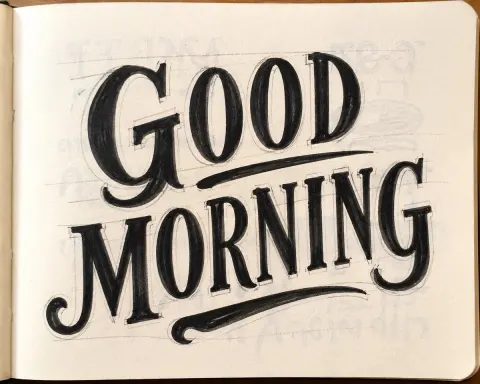 Social Media Post - Vintage Sign-Painter Sketch