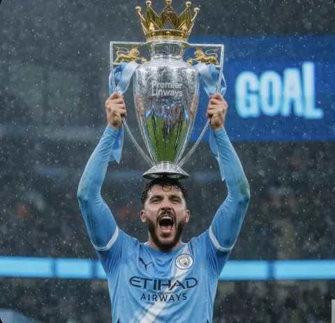 Social Media Post - Rainy Premier League Trophy Celebration