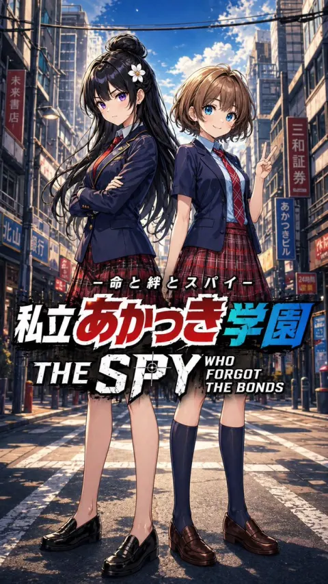 Comic / Storyboard - Anime School Spy Movie Poster
