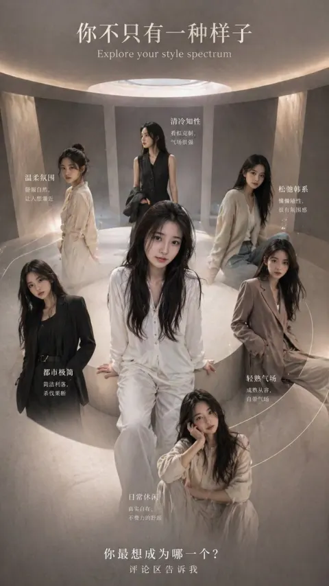 Product Marketing - Style Spectrum Fashion Poster