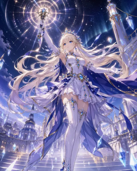 Stunning Idol Hero Anime Key Visual
