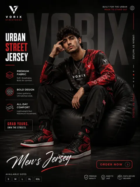 Luxury Streetwear Menswear Poster